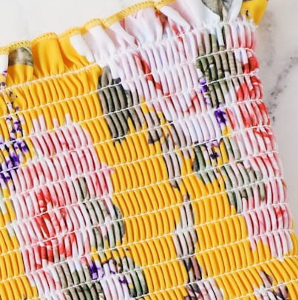 Two-piece bandeau floral swimsuit - Picture 3 of 4